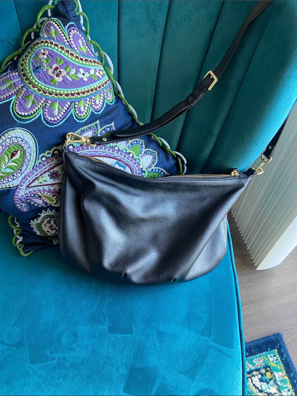 Quince Leather Crossbody Shoulder Bag - Women